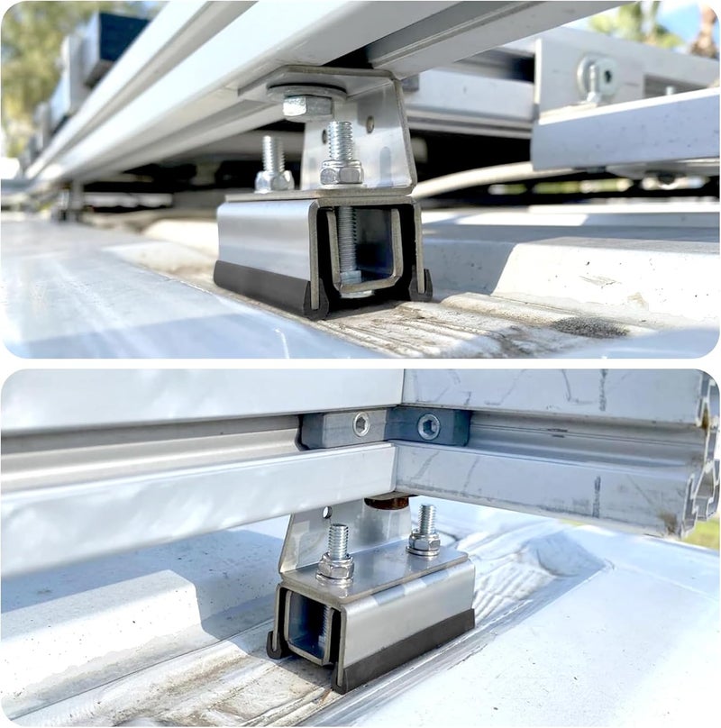 BSWAN Roof Rack Mount Kits,Roof Mount Kit,304 Stainless Steel Van Roof Rack,Van Roof Rack Brackets for ProMaster, Boxer, Jumper, Ducato (4) - Image 4